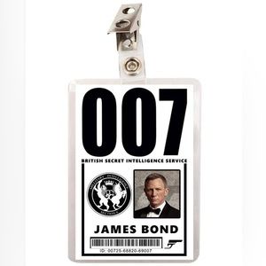 007 James Bond ID Badge - Daniel Craig